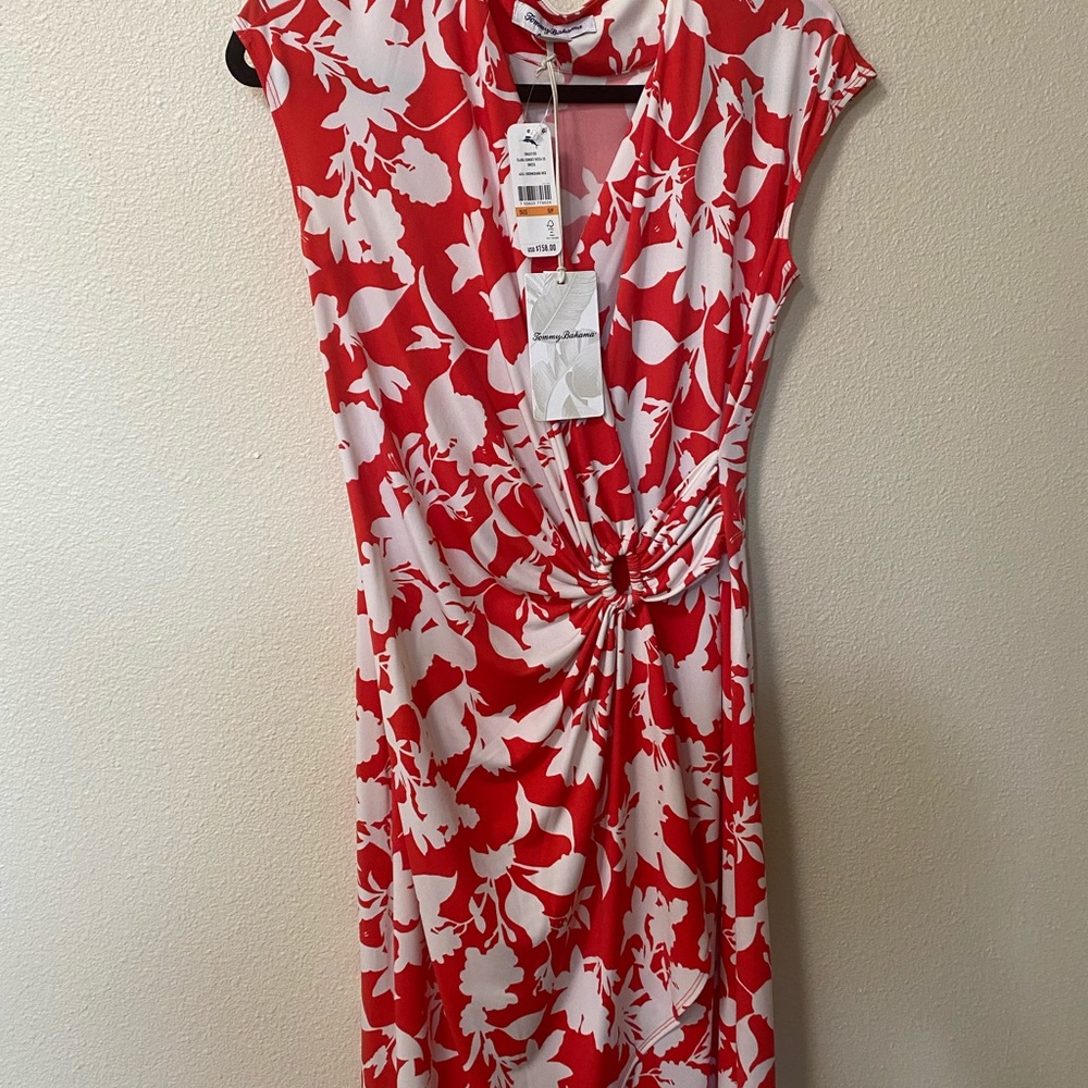 Beautiful and red and white dress